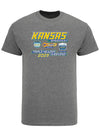2025 Kansas Speedway Triple Header Weekend T-Shirt - Front View