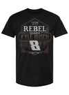 Kyle Busch Rebel Bourbon Wood Grain T-Shirt - Front View