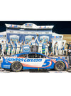 2024 Kyle Larson Kansas Win 1:24 Diecast - Actual Car Victory Lane Image