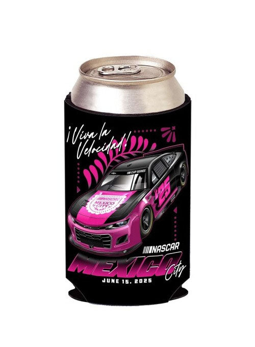 Mexico City 12 oz Can Cooler - Back View