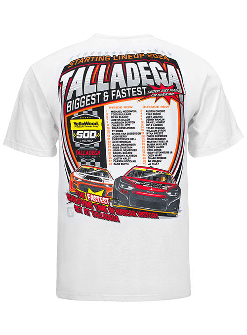 2024 Yellawood 500 Starting Line-up T-Shirt - Back View