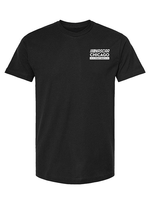 2025 NASCAR Chicago Street Race Ghost Car T-Shirt - Front View