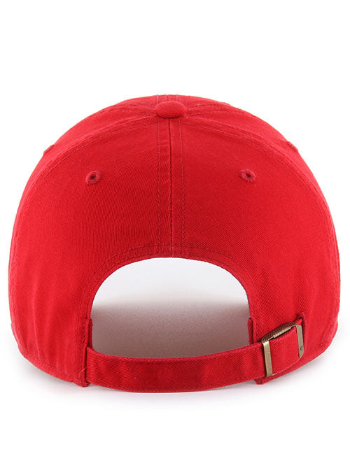 NASCAR Clean Up No Loop Label Hat - Red - Back View