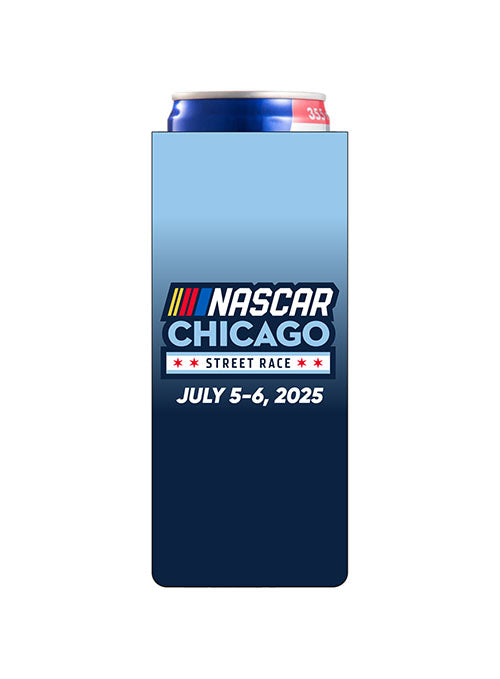 2025 Chicago Street Race Slim Can Cooler - Back View