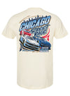 2025 NASCAR Chicago Street Race Event T-Shirt - Back View