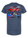 2025 NASCAR Chicago Street Race Double Header T-Shirt - Back View