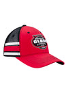 2026 Clash at Bowman Gray Stadium Striped Trucker Hat - Angled Right Side View