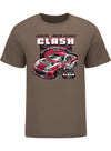 2026 Bowman Gray Triple Header T-Shirt in Brown - Front View