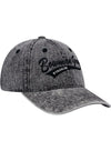 Ladies Bowman Gray Stadium Denim Track Hat in Grey - Front Right View