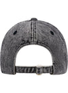 Ladies Bowman Gray Stadium Denim Track Hat in Grey - Back View