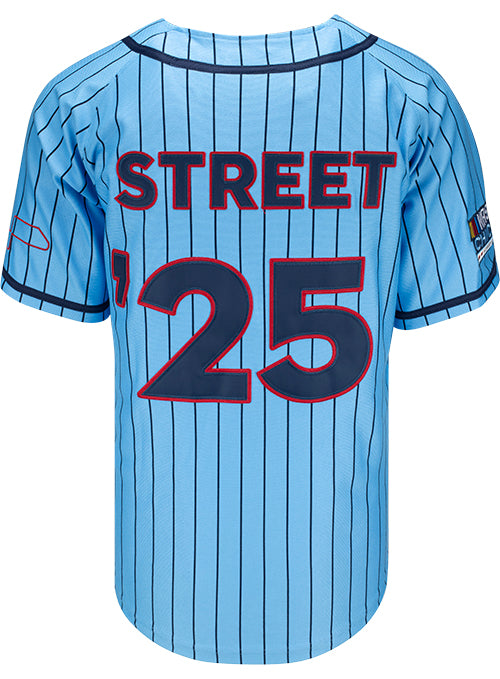 2025 NASCAR Chicago Steet Race Baseball Jersey - Back View