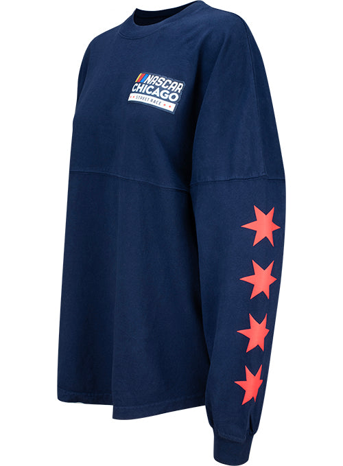 Ladies Chicago Street Race Spirit Jersey - Angled Left Side View