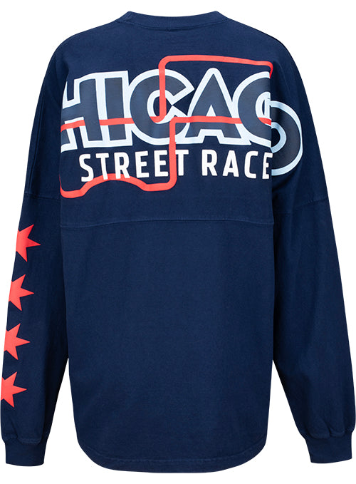 Ladies Chicago Street Race Spirit Jersey - Back View