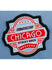 Chicago Street Race Applique Hat in Blue - Zoomed in Applique Logo View