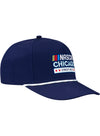 Chicago Street Race Navy Rope Hat - Angled Right Side View