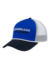 Chicagoland Speedway Rope Hat in blue - Front left View