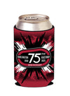 Darlington 75th Anniversary 12 oz Can Cooler - Front View