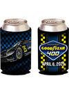 2025 Goodyear 400 12 oz Can Cooler - Front and Back View