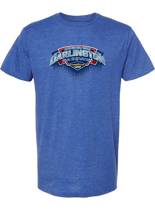 2026 Darlington Raceway Event T-Shirt in Blue - Front View