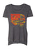 Ladies 2023 Cookout Southern 500 Event T-Shirt in Grey - Front View