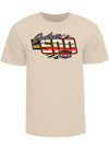 2026 Darlington Raceway Event T-shirt in White - Front View