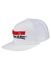Darlington Too Tough To Tame Rope Hat in White - Angled Left Side View
