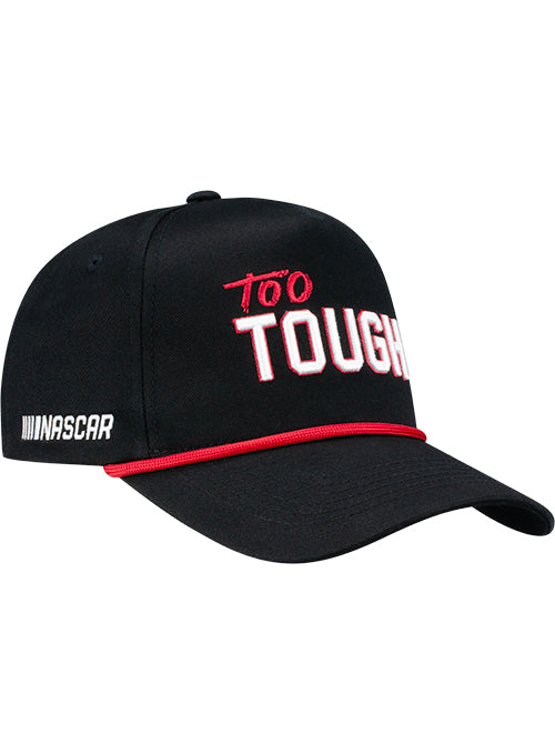 Darlington Raceway "Too Tough" Hat In Black & Red - Angled Right Side View