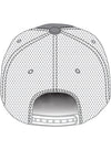 2026 Darlington Raceway Leather Patch Hat in Grey - Back View