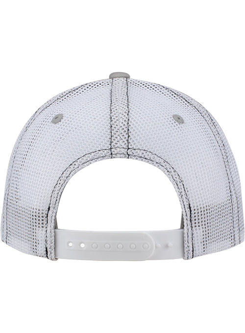 Darlington Raceway Leather Patch Hat In Grey - Back View