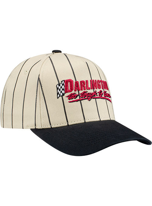 2026 Darlington Raceway Pinstripe Hat in white - front right view