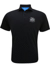 2026 Daytona 500 Horn Legend Star Print Polo in Black - Front View
