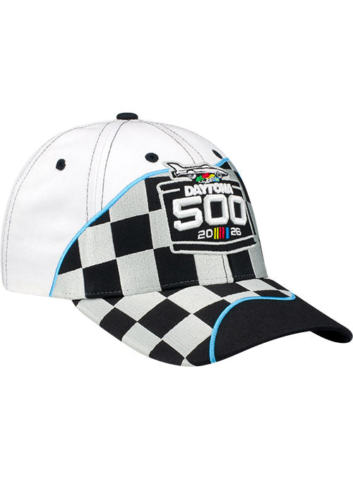 2026 Daytona 500 Checkered Hat - Angled Right Side View