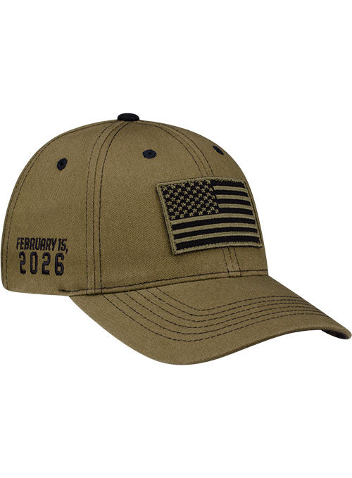 2026 Daytona 500 Americana Military Hat - Angled Right Side View