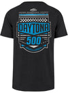 2026 Daytona 500 Shield T-Shirt by '47 Brand In Black & Blue - Back View