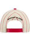 Coke 400 Pinstripe Hat in White - Back View