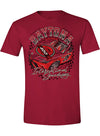 2026 Daytona International Speedway Coke 400 Past Champs T-Shirt in Red - Front View