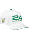 2026 Rolex 24 Special Edition Auction #1000 Hat In White - Angled Right Side View
