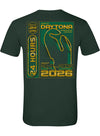 2026 Rolex 24 Track Outline T-Shirt in Green - Back View