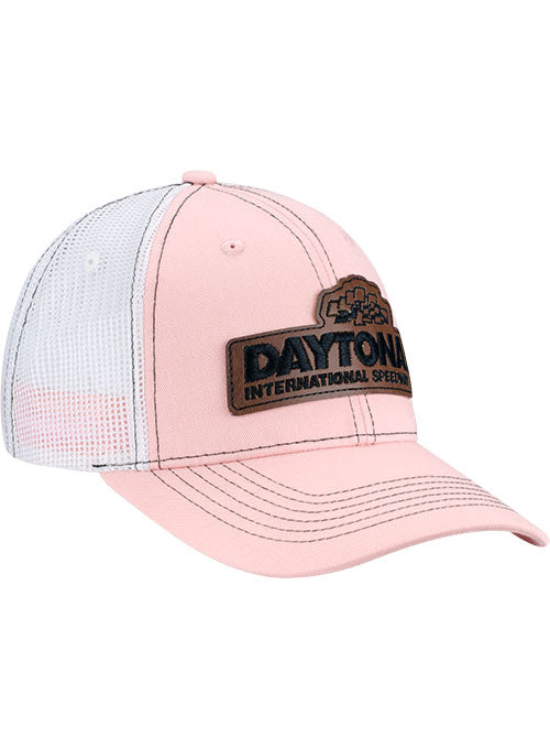 Daytona International Speedway Ladies Leather Patch Hat - Angled Right Side View
