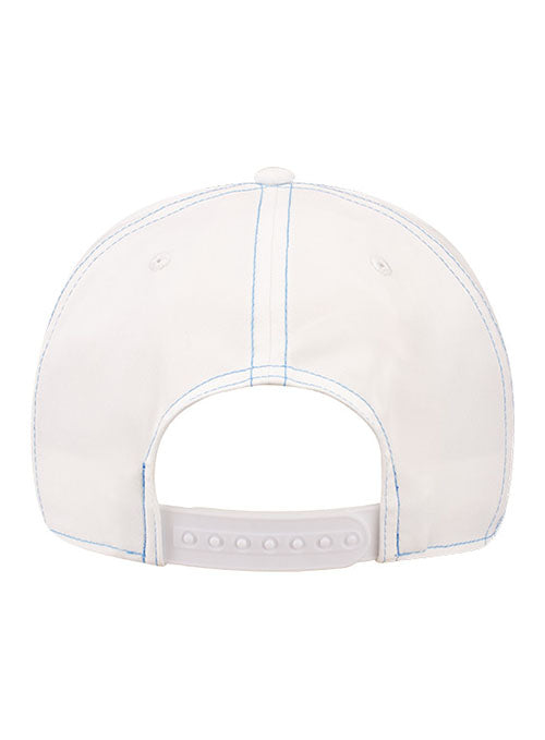 Daytona Applique Hat in White - Back View