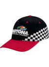 Daytona International Speedway Checkered Hat - Angled Left Side View