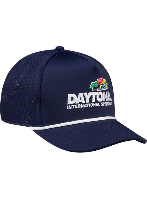 Daytona International Speedway Navy Rope Hat - Angled Right Side View