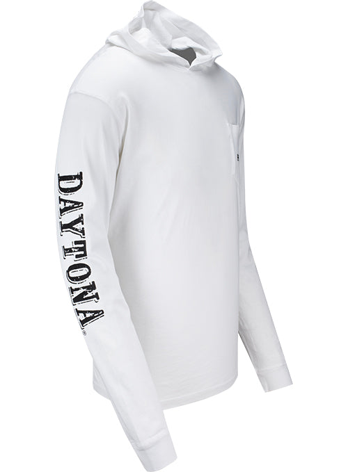 Daytona International Speedway Johnnie-O Long Sleeve Hoodie - Angled Right Side View