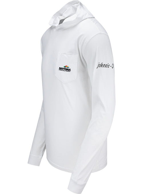 Daytona International Speedway Johnnie-O Long Sleeve Hoodie - Angled Left Side View