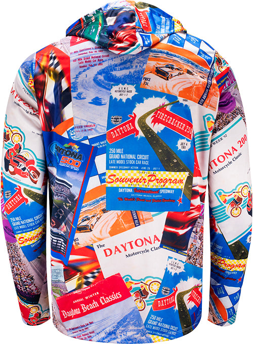 Daytona International Speedway Sublimated Program Hoodie - Back View