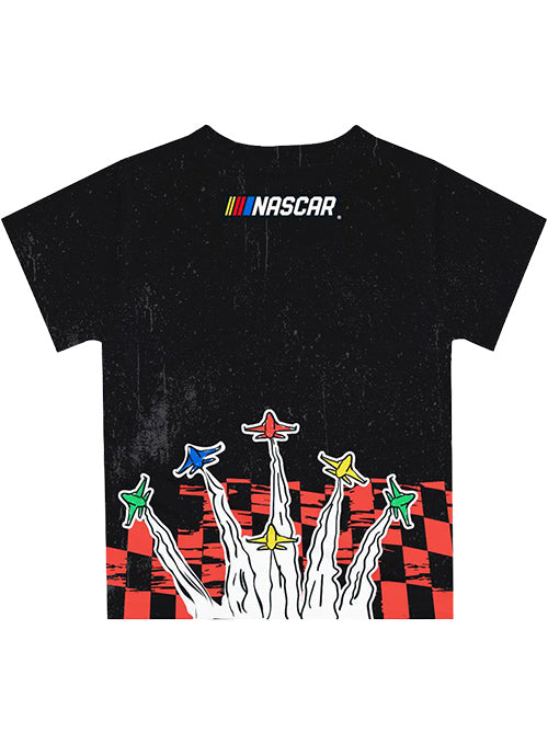 2026 Toddler Daytona International Speedway Jersey T-Shirt in Black - Back View