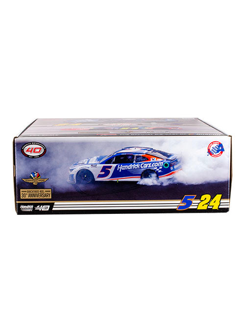 Kyle Larson & Jeff Gordon 1:24 Diecast Bundle Set - Kyle Larson Car Side of Box View