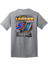 2026 Kyle Larson Race Day Ready Tee in Grey - Back View