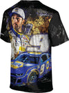 Chase Elliot Sublimated Tee in Black - Back View