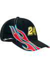 Jeff Gordon Flames Hat - Angled Right Side View